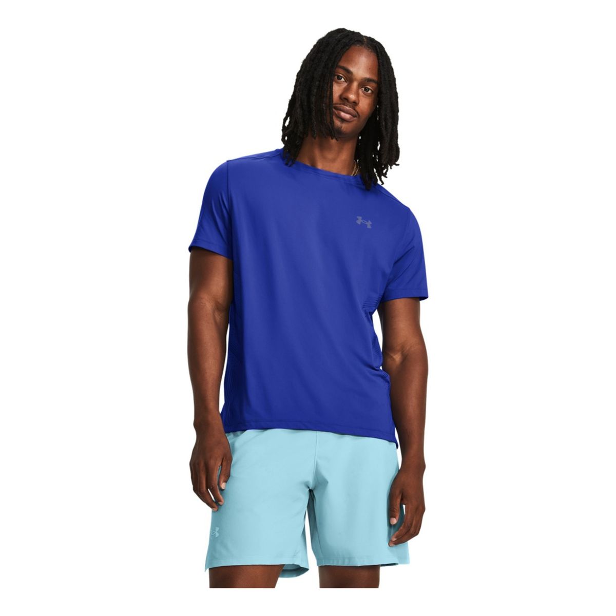 UNDER ARMOUR - Camiseta Hombre UNDER ARMOUR LAUNCH ELITE GRAPHIC Azul UNDER ARMOUR.