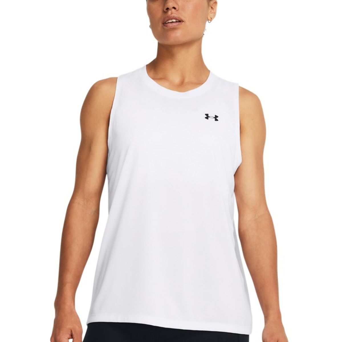 UNDER ARMOUR - Camiseta Mujer UNDER ARMOUR TECH TANK SOLID Blanco UNDER ARMOUR