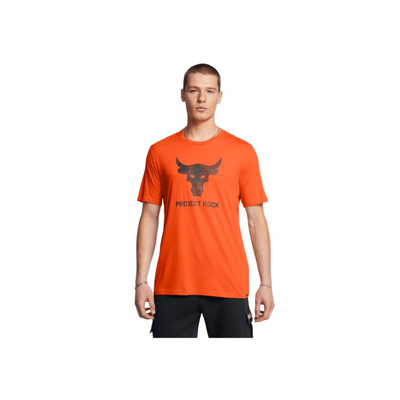 UNDER ARMOUR - Camiseta Hombre UNDER ARMOUR PJT RCK PAYOFF GRPHC Naranja UNDER ARMOUR.