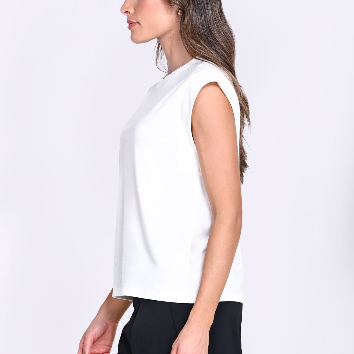 BELIFE - Camiseta Manga Sisa Para Mujer