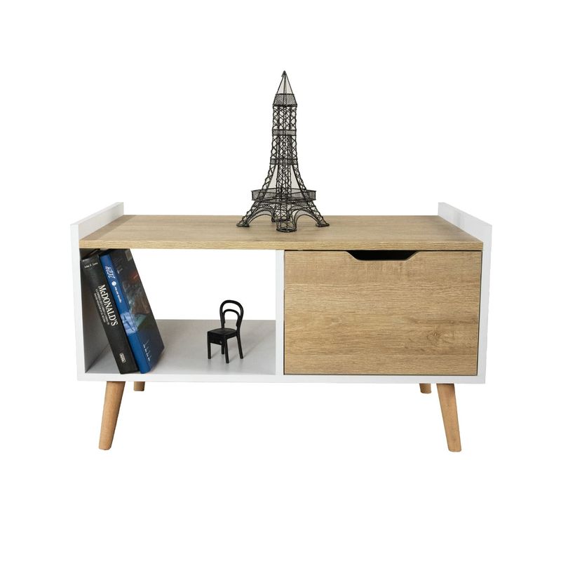 DKO DESIGN - Mesa de Centro Dreams 40x80x45 Blanco-Vienes