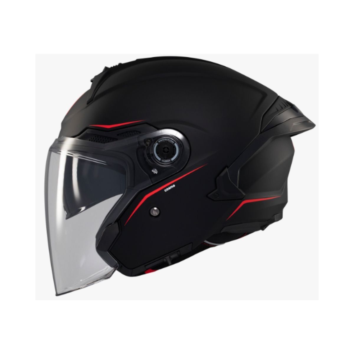 MT HELMETS - CASCO MT HELMETS COSMO SV SOLID A1 NEGRO MATE TALLA M