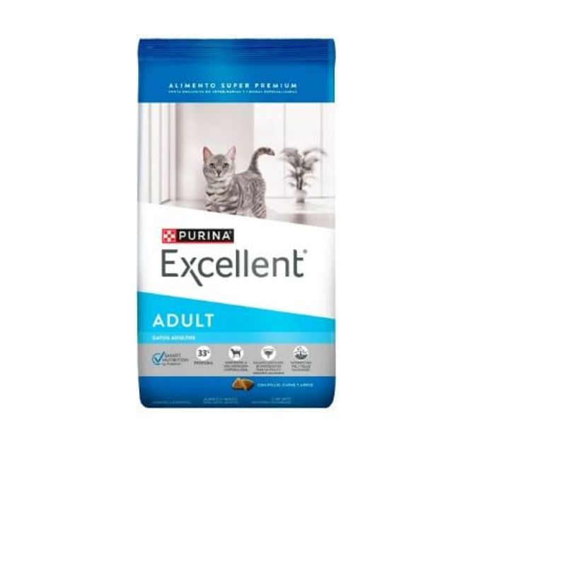 PURINA - Alimeto Purina Exellent Gato Adulto Pollo 1Kg