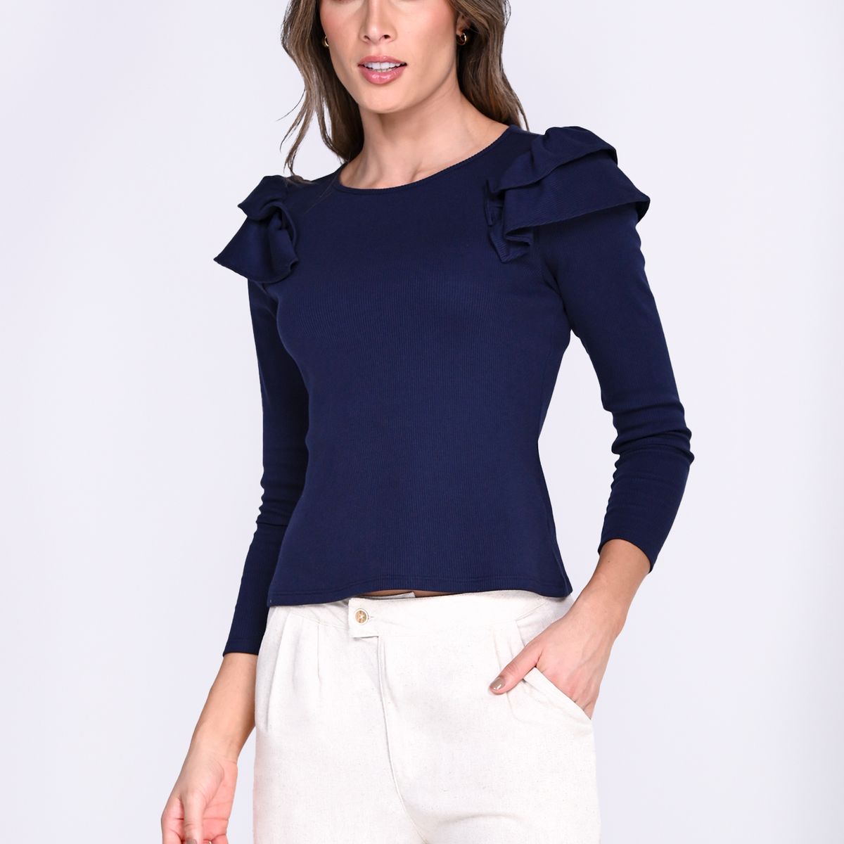 BELIFE - Camiseta Manga Larga