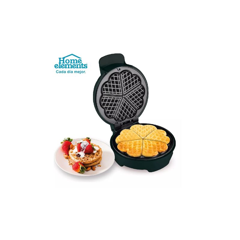 HOME ELEMENTS - Wafflera Home Elements Hew-906n Corazón 850w
