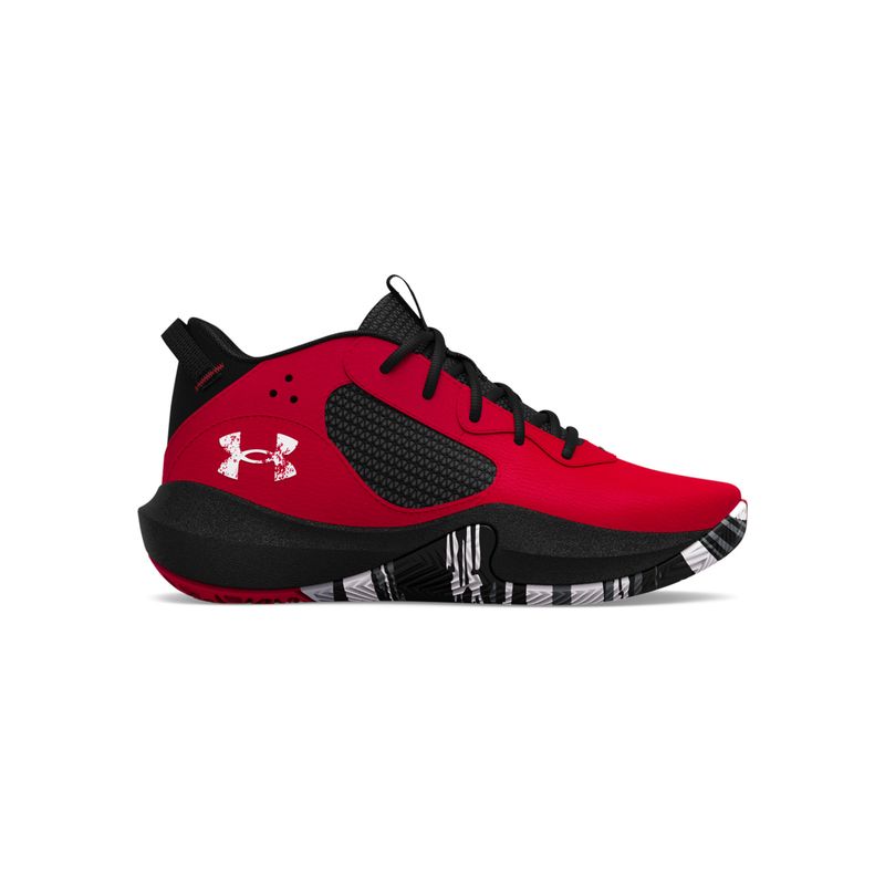 UNDER ARMOUR - Tenis Basketball Niño UNDER ARMOUR UA PS LOCKDOWN 6 Rojo UNDER ARMOUR