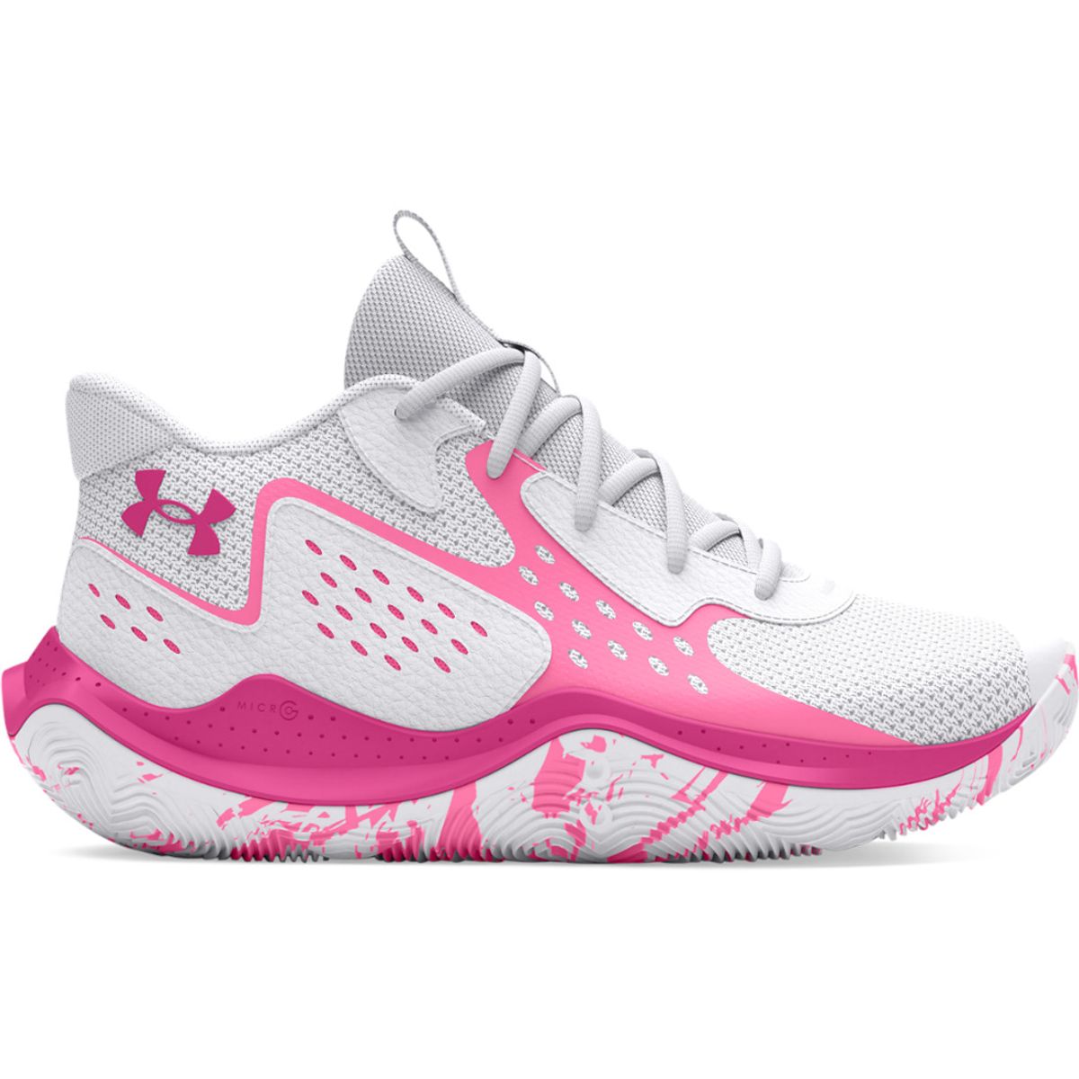 UNDER ARMOUR - Tenis Basketball Niño UNDER ARMOUR UA GS JET 23 Blanco UNDER ARMOUR