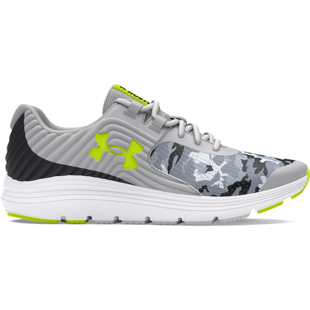 UNDER ARMOUR - Tenis Niño Under Armour Bgs Out Hustle Pri Gris UNDER ARMOUR
