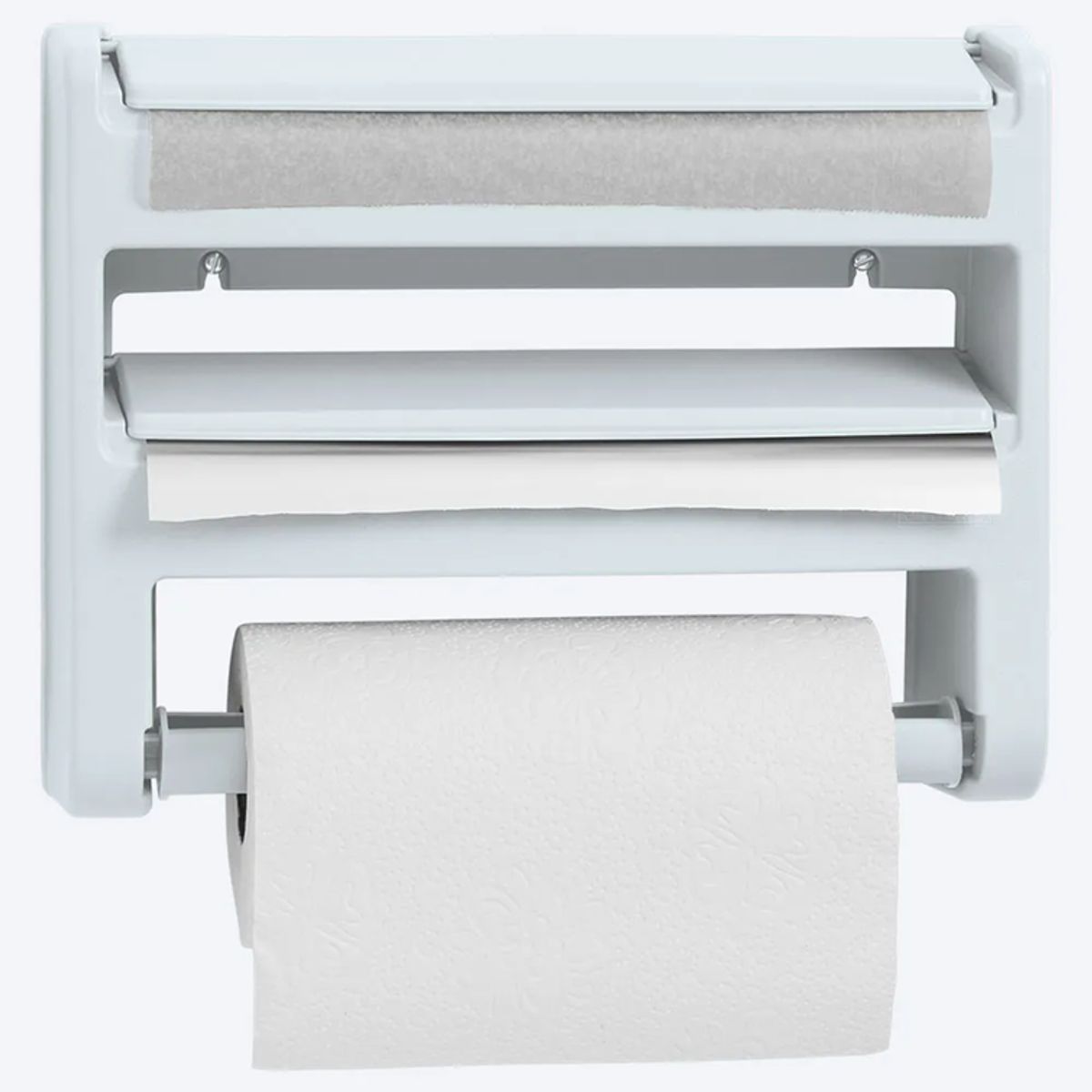 RIMAX - Portarrollo Rimax Triple Uso  Toallas de cocina Blanco
