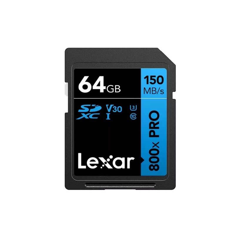 LEXAR - Tarjeta De Memoria SDXC Lexar 800x / BLUE series 64 gb
