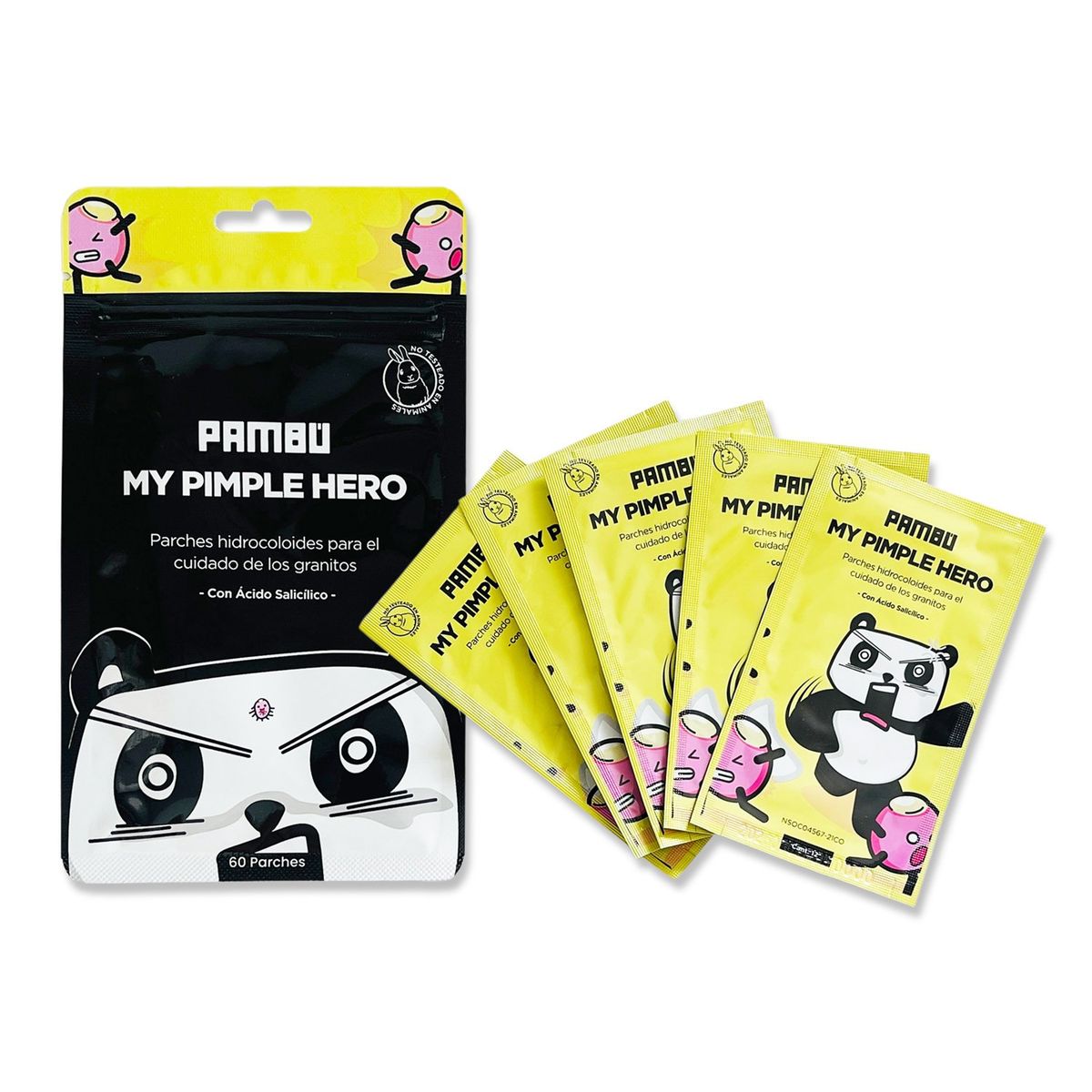 PAMBU - Pambú My Pimple Hero Parches Hidrocoloides para el cuidado de los granitos