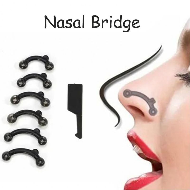 GENERICO - Corrector Nasal Respingador Nariz Perfecta 6 Unidades