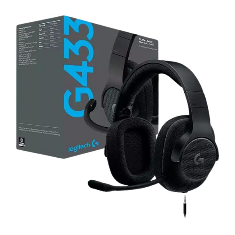 LOGITECH - DIADEMA LOGITECH G433 GAMING ALÁMBRICO
