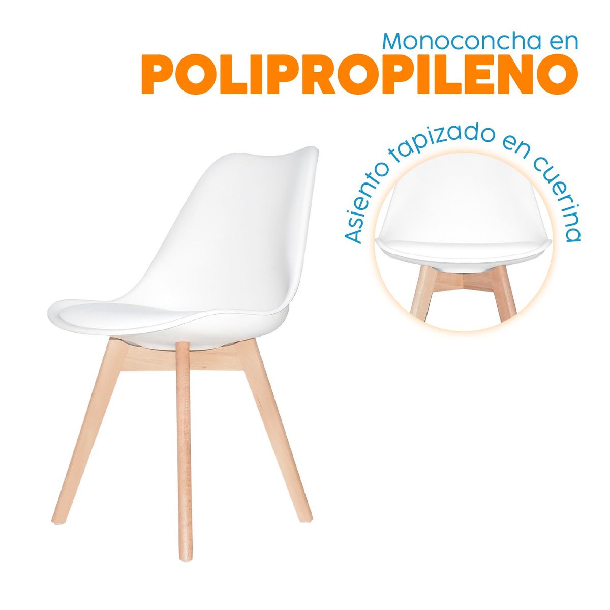 BONNO - Silla Auxiliar Ema Be Blanco Bonno