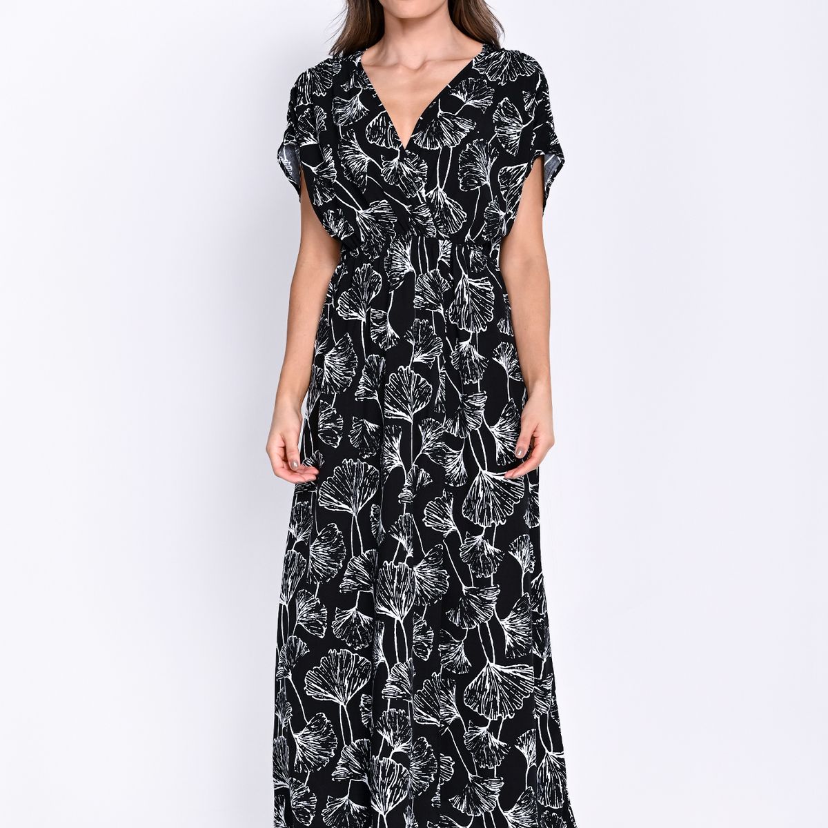 BELIFE - Vestido Largo Cruzado