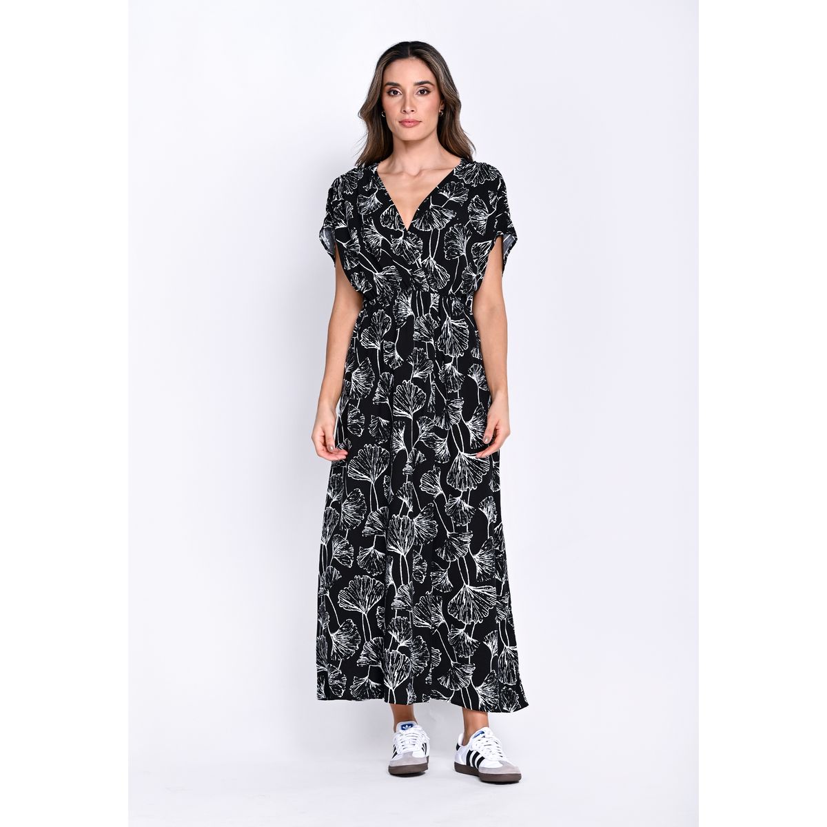 BELIFE - Vestido Largo Cruzado