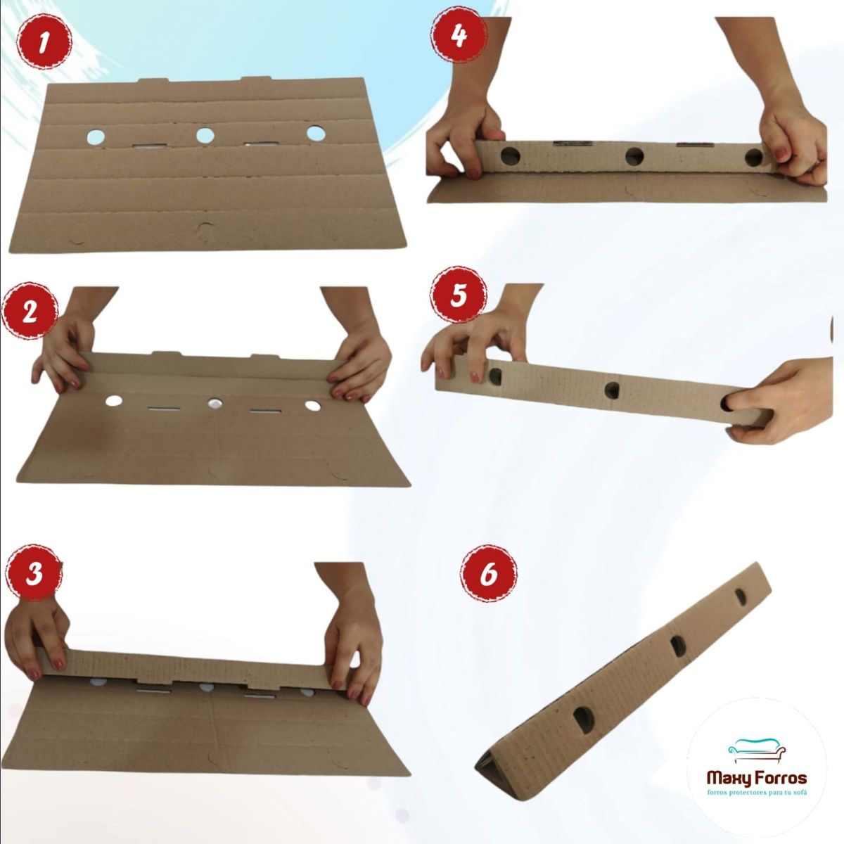 COLOMBIAN PRODUCTION - Forro Protector De 4 Puestos Para Sofá Con Brazos Negro