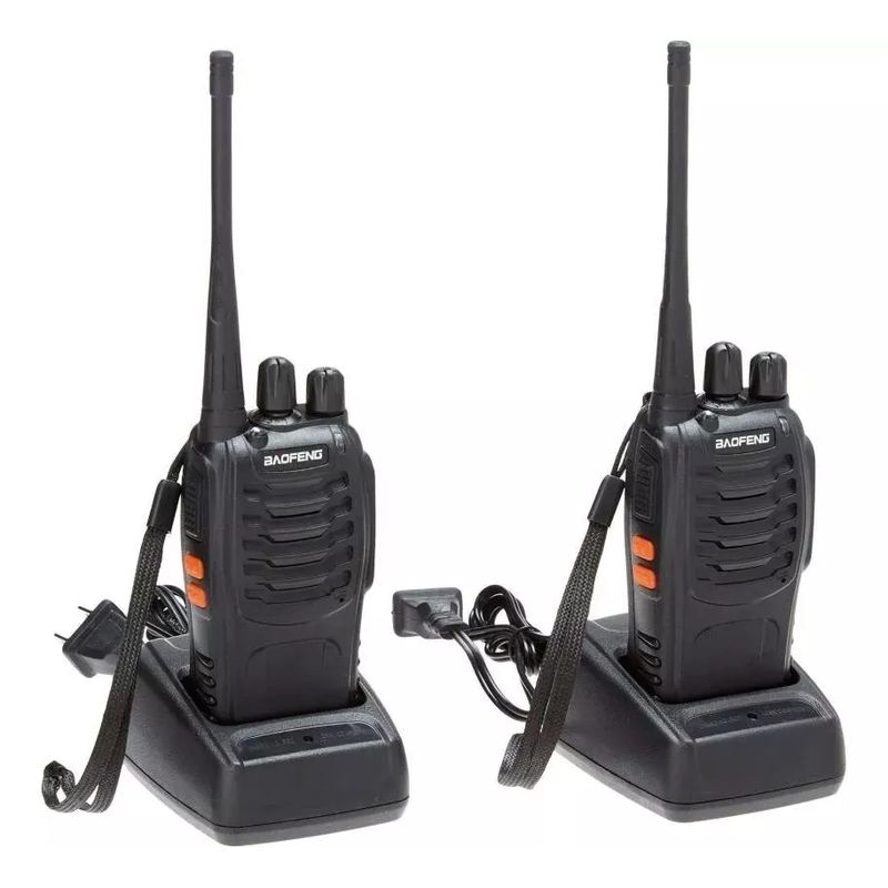 GENERICO - Radio comunicacion Walkie Talkie Baofeng Bf-888s X2 Bateria 2800m Ah