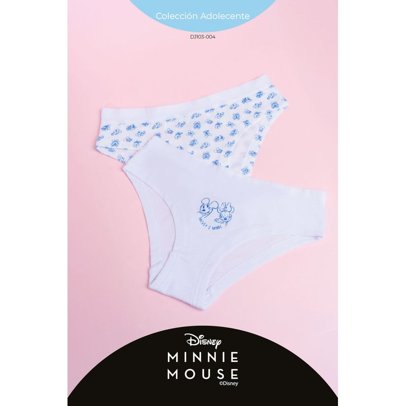 LILI PINK - Hipster coleccion Minnie para adolecentes paquete x2