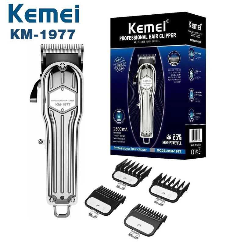 KEMEI - Maquina Peluquería Inalámbrica Kemei Km1977 Profesional
