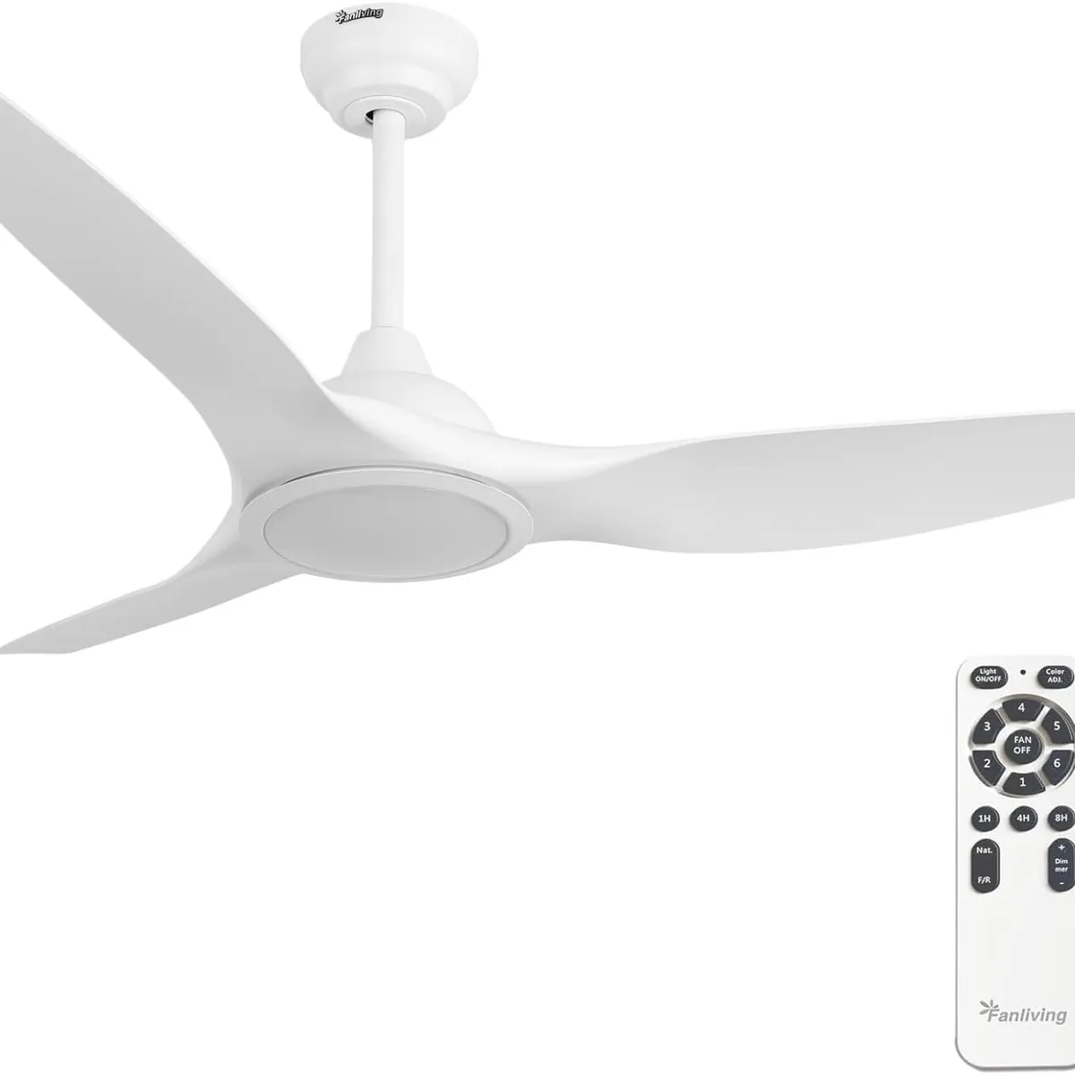 NEX - Ventilador de Techo Ahorrador y Silencioso Nex de 100W  52 Pulg