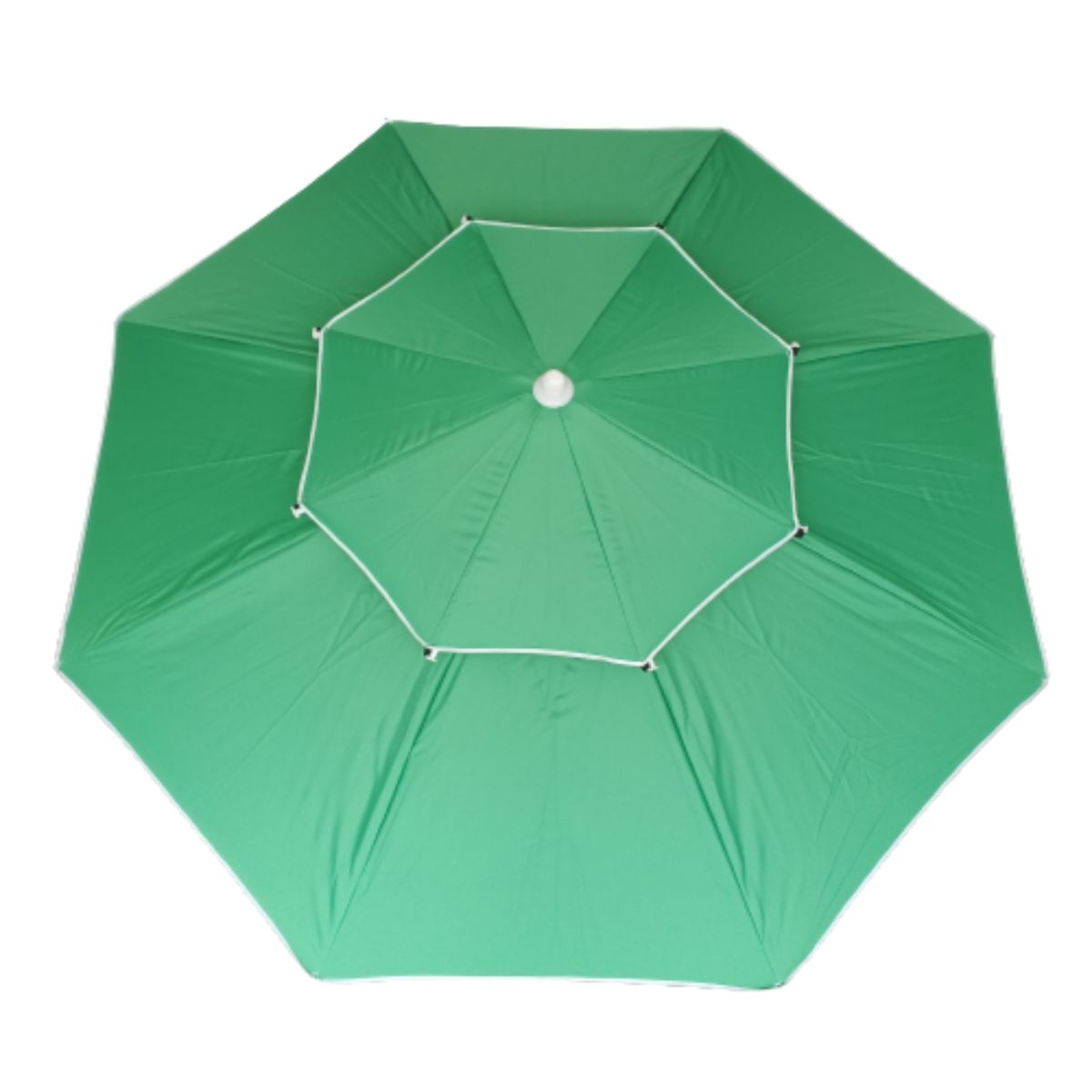 GENERICO - Parasol Sombrilla Desfogue Turístico Lona Fibra 2.30 m Diá Verde Claro