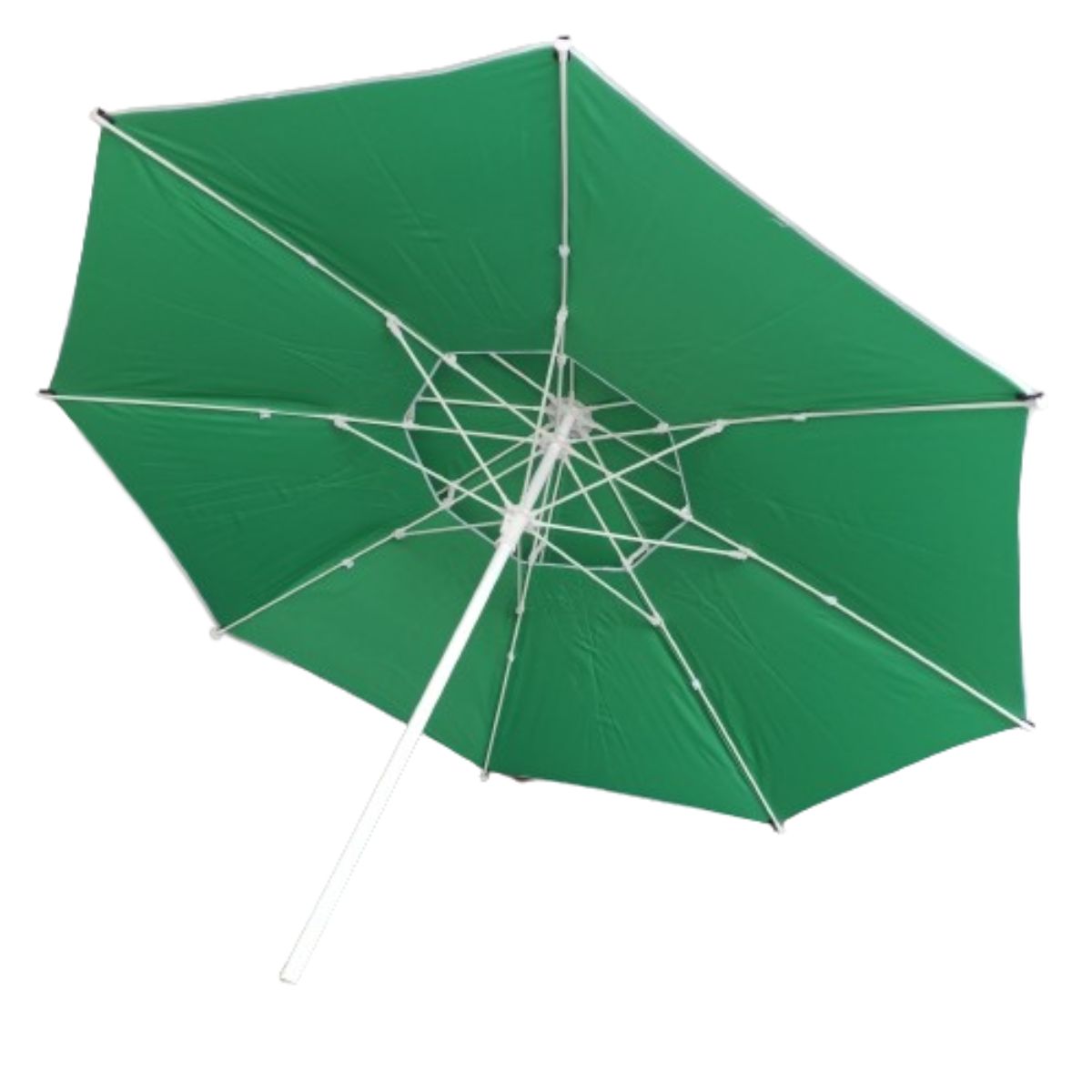 GENERICO - Parasol Sombrilla Desfogue Turístico Lona Fibra 2.30 m Diá Verde Claro