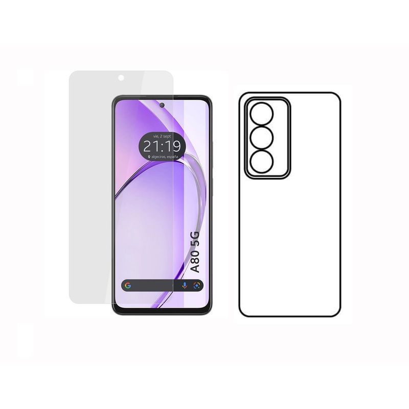 GENERICO - Protector Pantalla Y Trasero Hidrogel Para OPPO A80