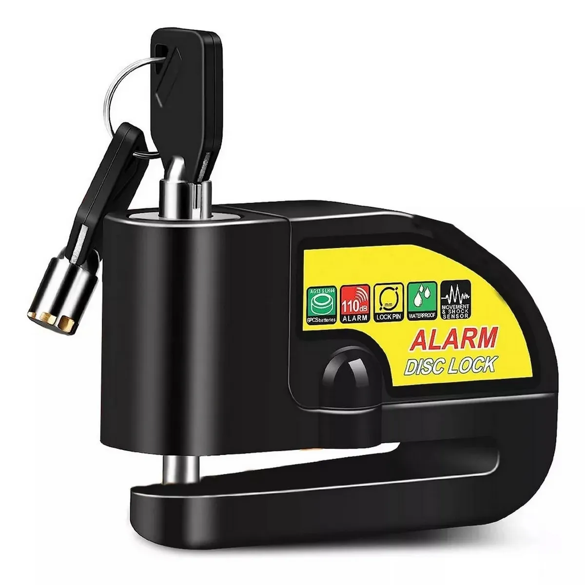 DAYOSHOP - Candado-alarma Freno Disco Seguridad Para Motocicleta Y Bici