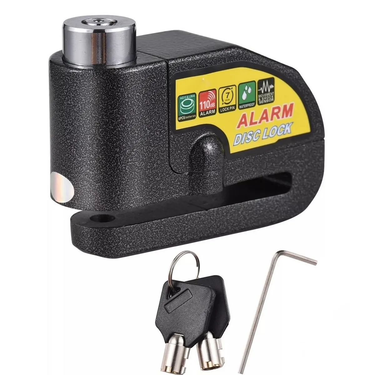 DAYOSHOP - Candado-alarma Freno Disco Seguridad Para Motocicleta Y Bici