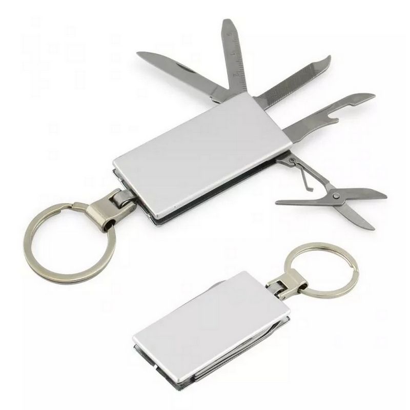 DAYOSHOP - Llavero Multiherramienta Suizo Metálico Multiusos Portable