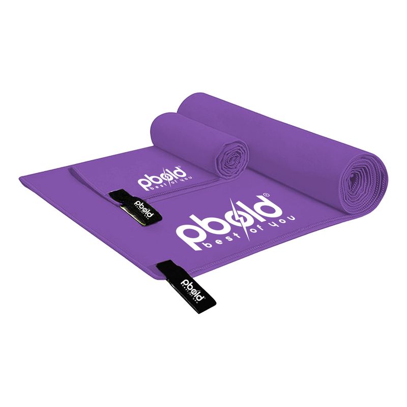 PBOLD - Toalla Microfibra Para Natación Camping Viajes Gym Morado
