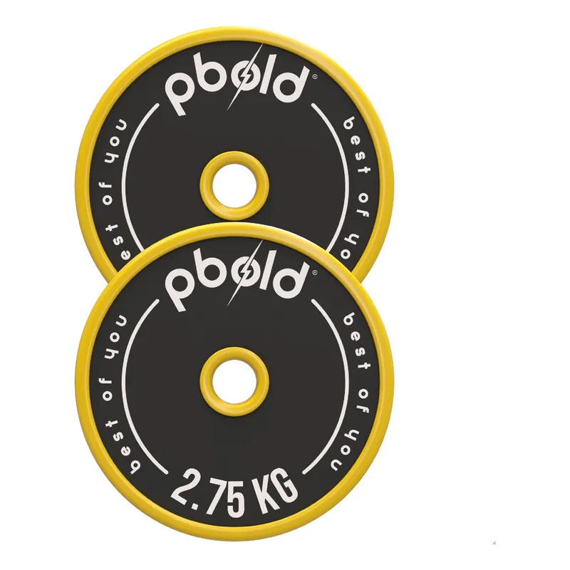 PBOLD - Discos de Pesas Ajustables Encauchetados 275KG Par