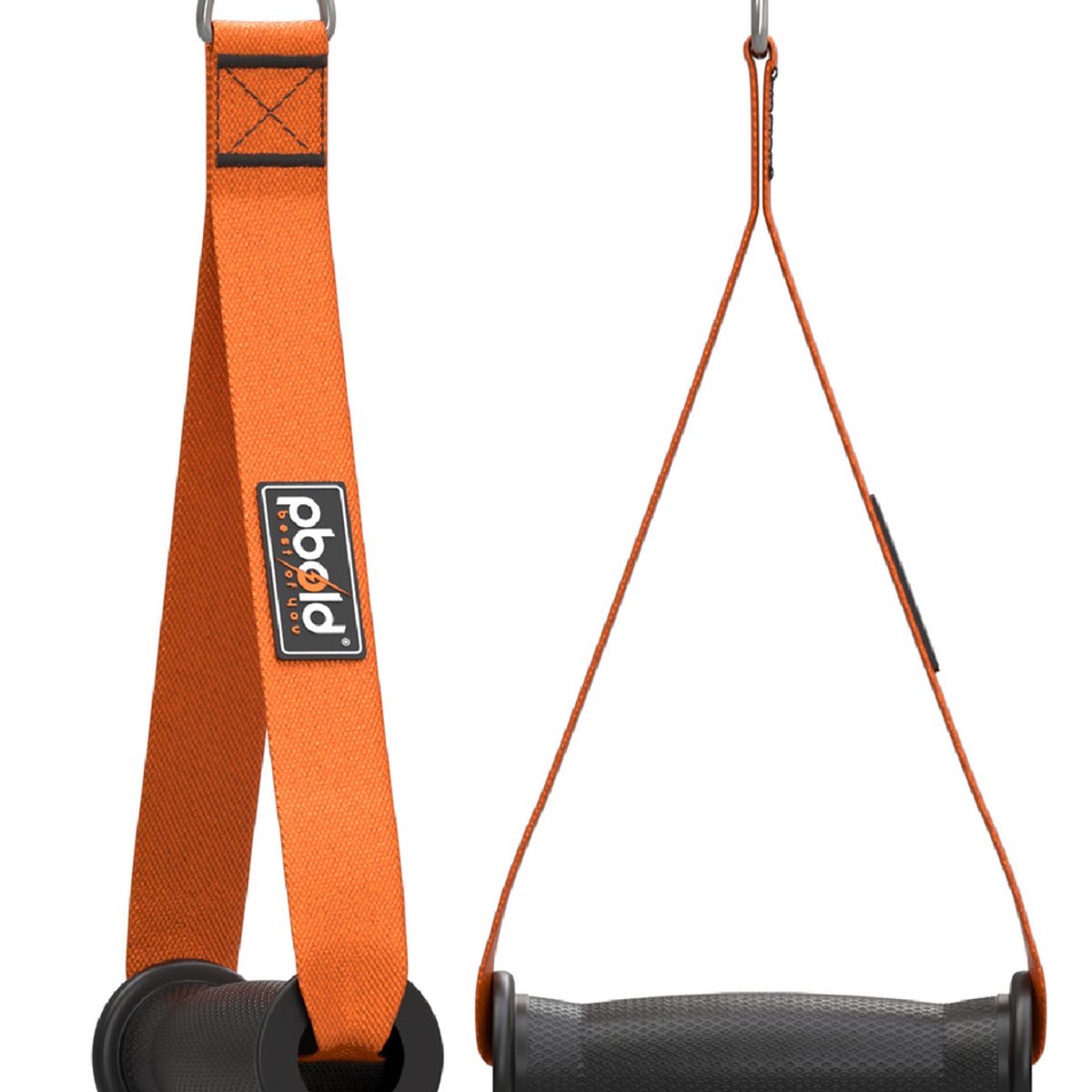 PBOLD - Agarres Asas Mangos Accesorio Cable Polea Gimnasio Naranja