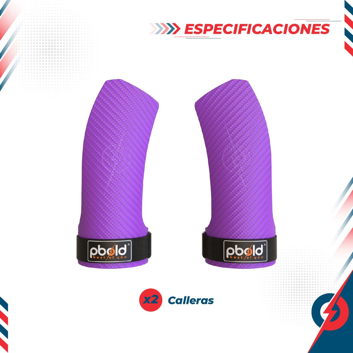 PBOLD - Guantes Crossfit Calistenia Calleras Gimnasio Empuñaduras M