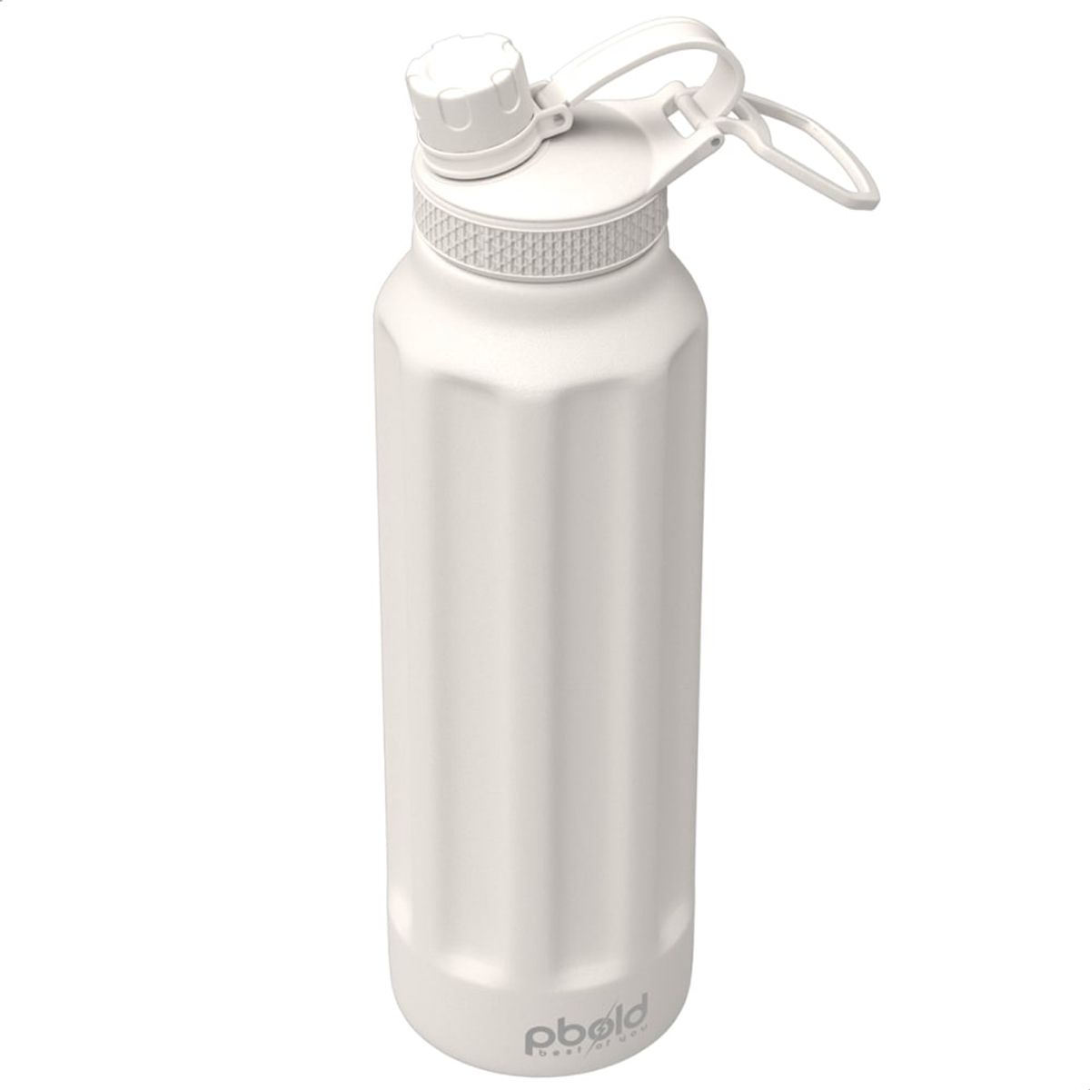 PBOLD - Termo Acero Inoxidable 950ml Térmico para Agua o Café Blanco