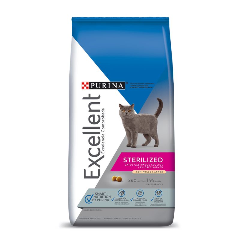 PURINA - Alimeto Purina Exellent Kitten Pollo 1Kg