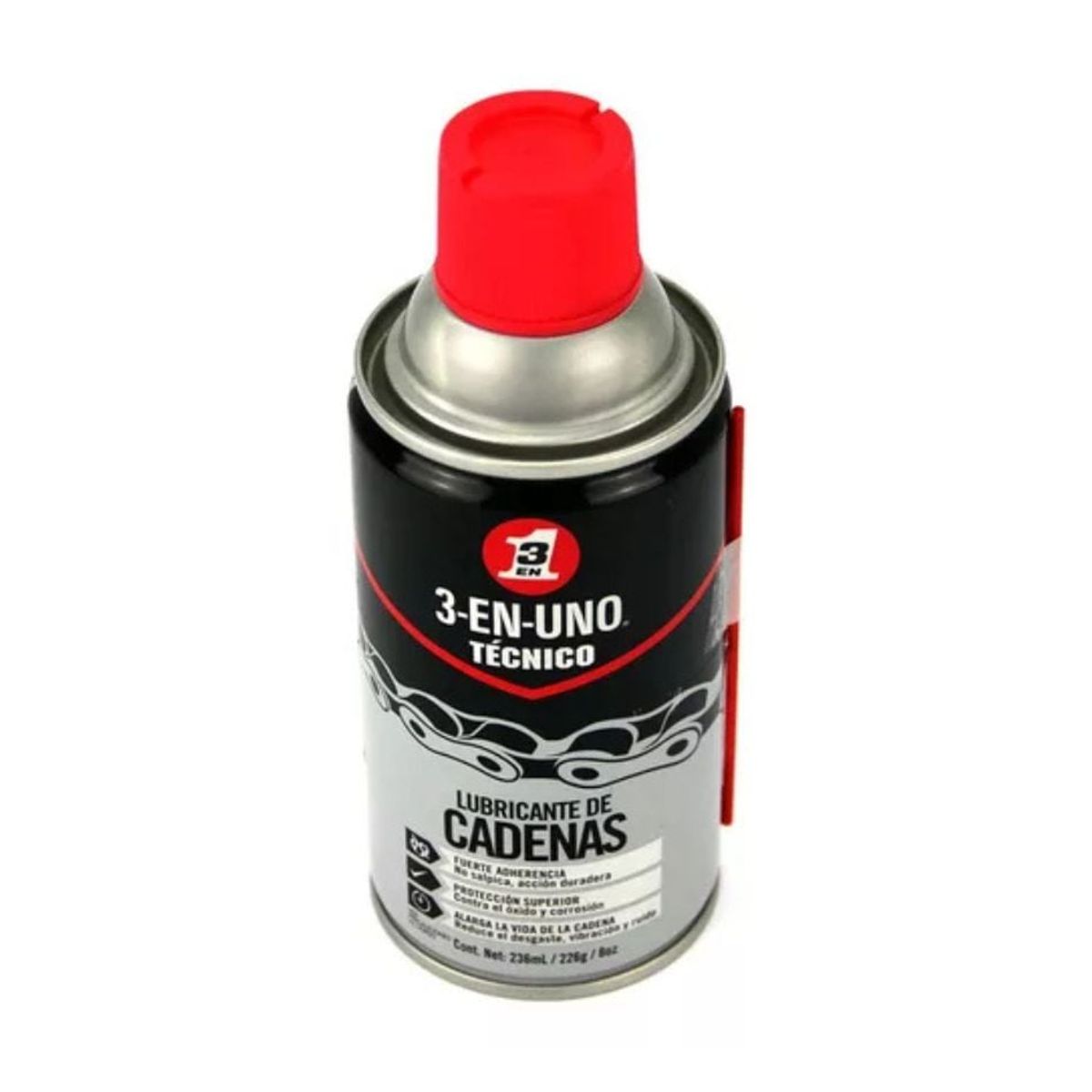 3 EN UNO - Lubricante de Cadenas 3-En-Uno Técnico 236ml