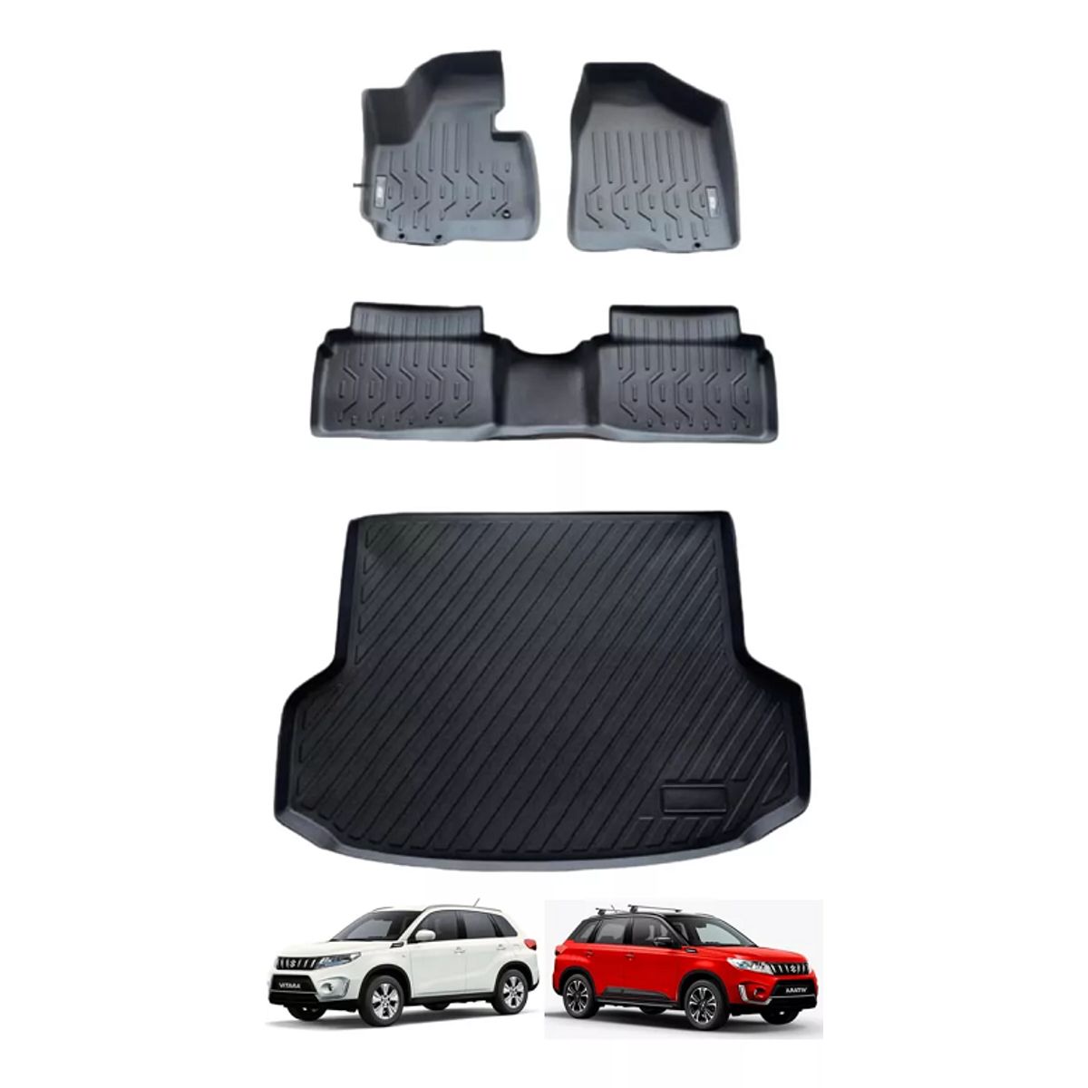 GENERICO - Tapetes Termoformados En 3D Para Suzuki Vitara Live 2017-24