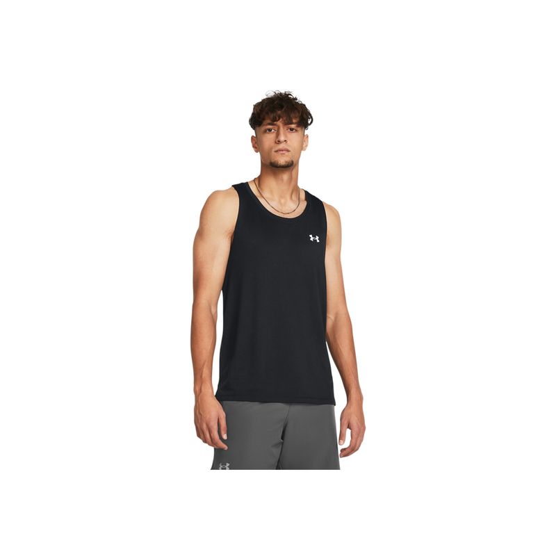 UNDER ARMOUR - Camiseta Hombre UNDER ARMOUR UA LAUNCH SINGLET Negro UNDER ARMOUR.