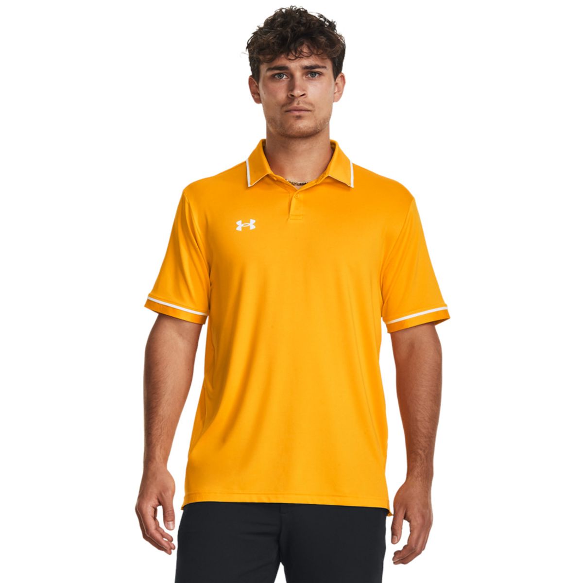 UNDER ARMOUR - Camisa Hombre UNDER ARMOUR MS TEAM TIPPED POLO Amarillo UNDER ARMOUR