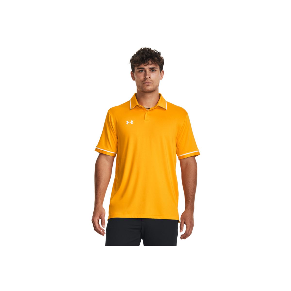 UNDER ARMOUR - Camisa Hombre UNDER ARMOUR MS TEAM TIPPED POLO Amarillo UNDER ARMOUR