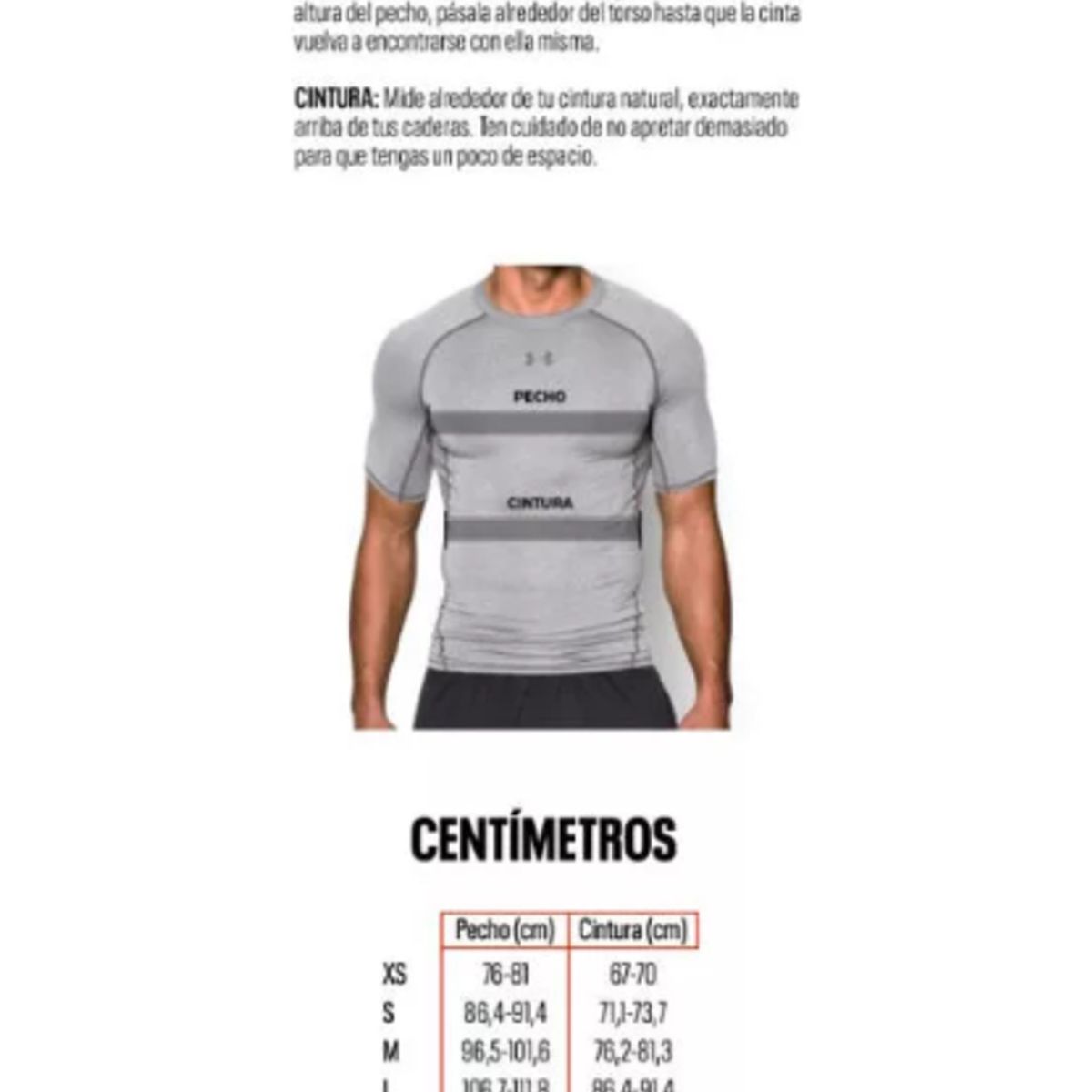 UNDER ARMOUR - Camiseta Hombre UNDER ARMOUR UA HG ARMOUR COMP LS Gris UNDER ARMOUR