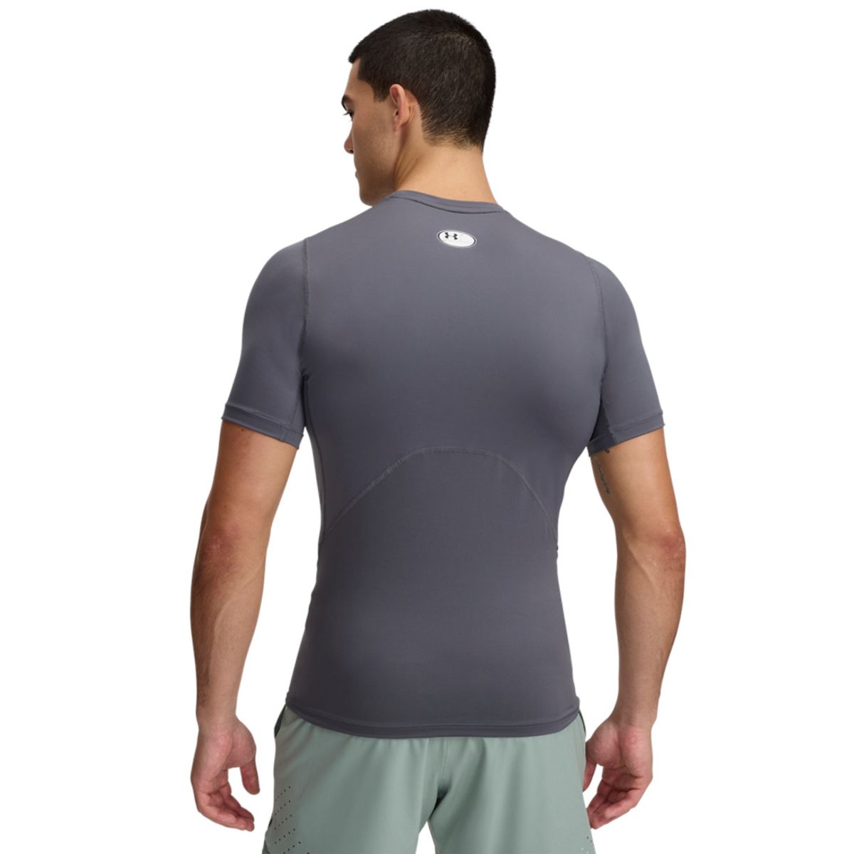 UNDER ARMOUR - Camiseta Hombre UNDER ARMOUR UA HG ARMOUR COMP SS Gris UNDER ARMOUR