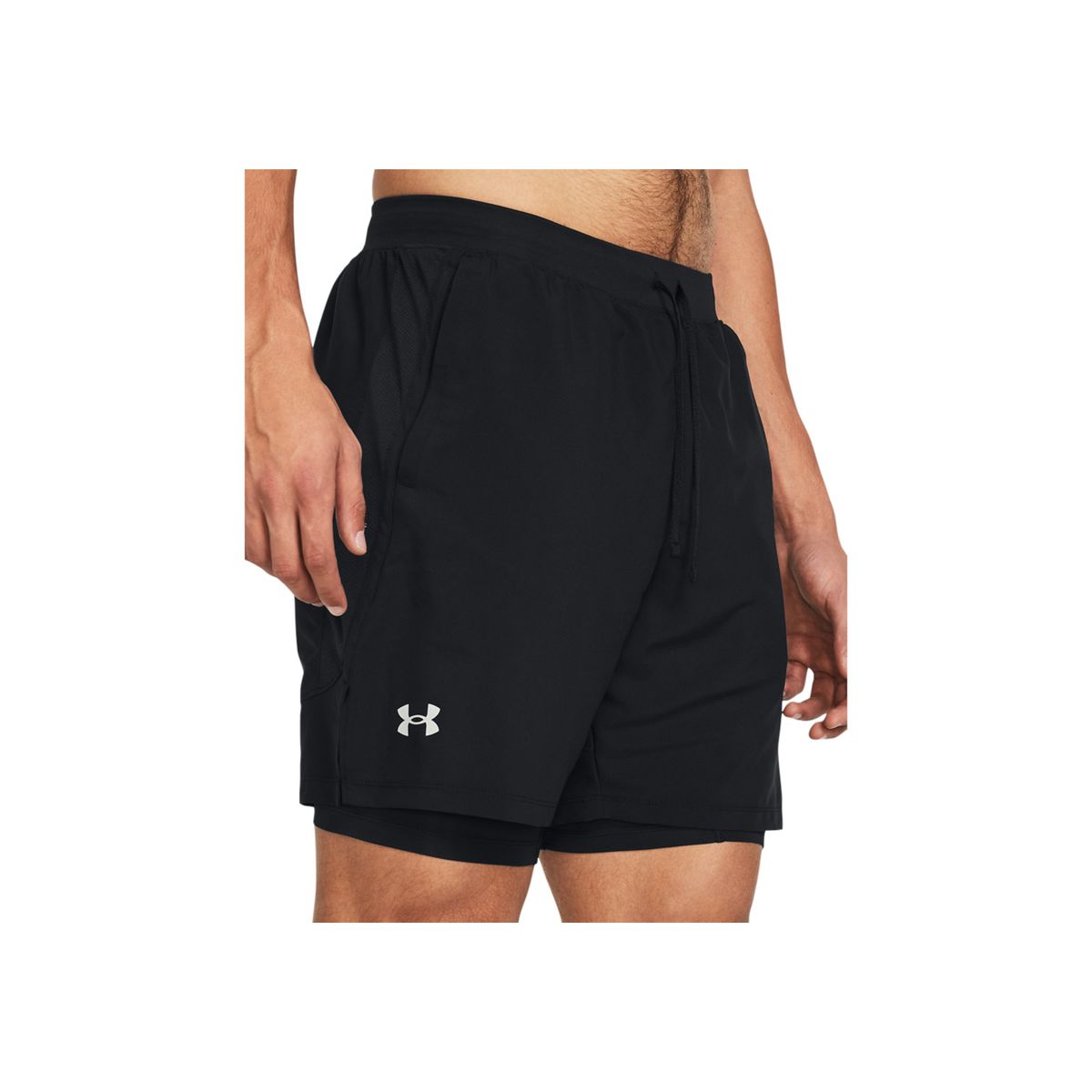 UNDER ARMOUR - Short Hombre UNDER ARMOUR LAUNCH 7 2N1 SHORTS Negro UNDER ARMOUR