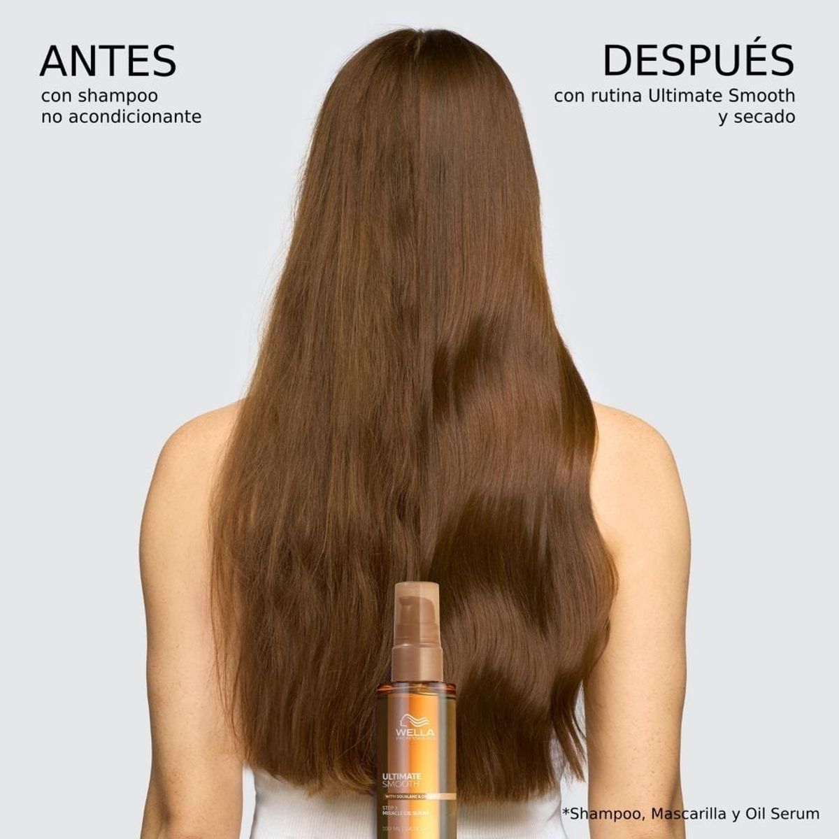 WELLA - Shampoo 50 + Miracle 30 ml Wella Smooth frizz cero