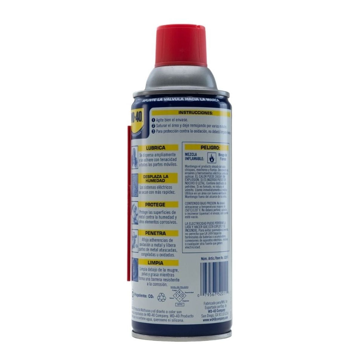 WD 40 - WD-40® Lubricante Multiusos 382ml - 311g - 11oz