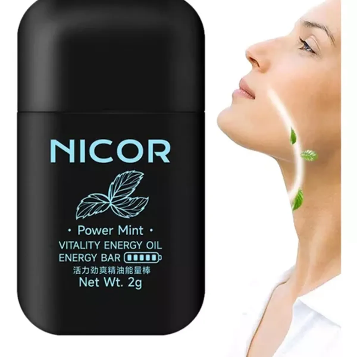 GENERICO - Inhalador Nasal Doble Orificio Alivio Congestión Energizante