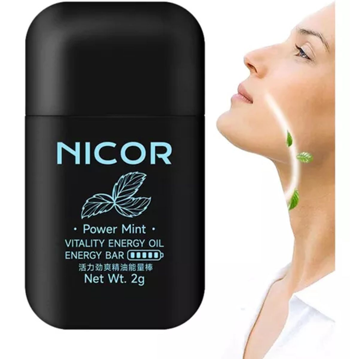 GENERICO - Inhalador Nasal Doble Orificio Alivio Congestión Energizante