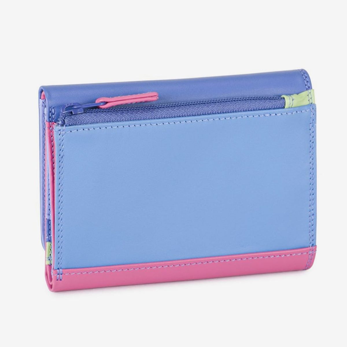 MYWALIT - Billetera Mediana Trifold Viola 10Cc